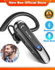 New Bee B45 Wireless Headset Bluetooth 5.0 Earphones Dual Mic Mute Handsfree Earbuds CVC8.0 Noise Reduction for Business Driving